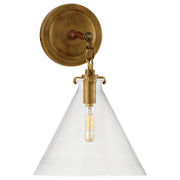 Katie Small Acorn Wall Sconce in Hand-Rubbed Antique Brass