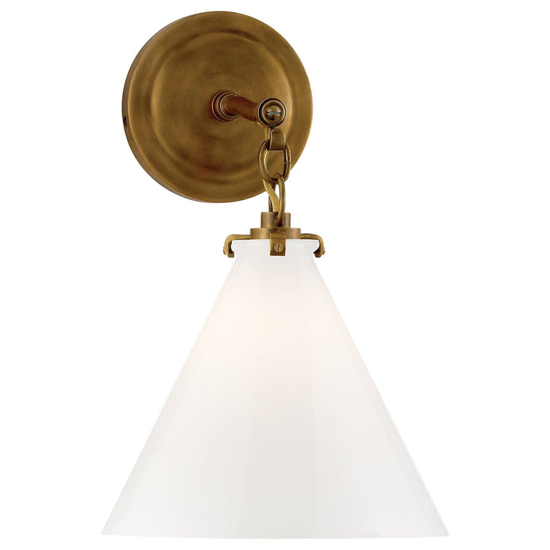 Katie Small Acorn Wall Sconce in Hand-Rubbed Antique Brass