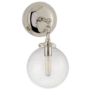 Katie Small Acorn Wall Sconce in Polished Nickel