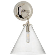 Katie Small Acorn Wall Sconce in Polished Nickel