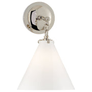 Katie Small Acorn Wall Sconce in Polished Nickel