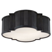 Tilden Large 4-Light Flush Mount in Bronze