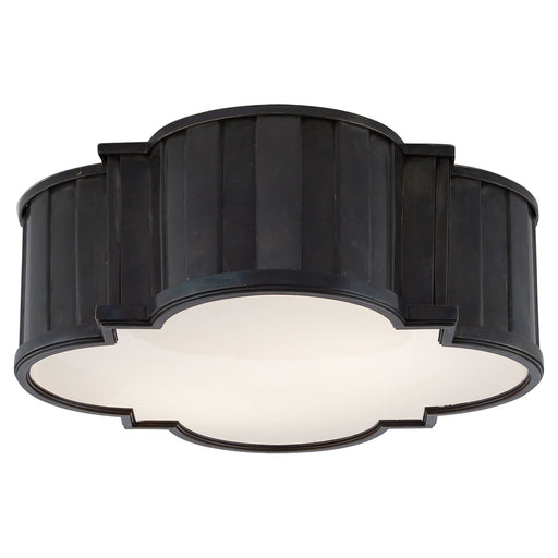 Tilden Large 4-Light Flush Mount in Bronze