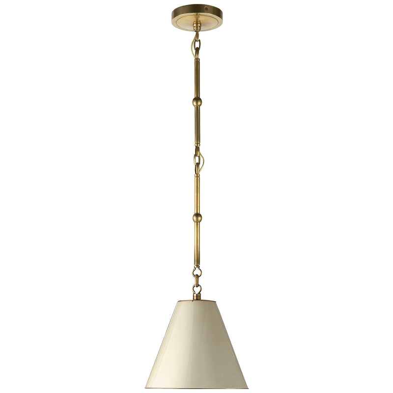 Goodman Petite Mini Pendant in Hand-Rubbed Antique Brass