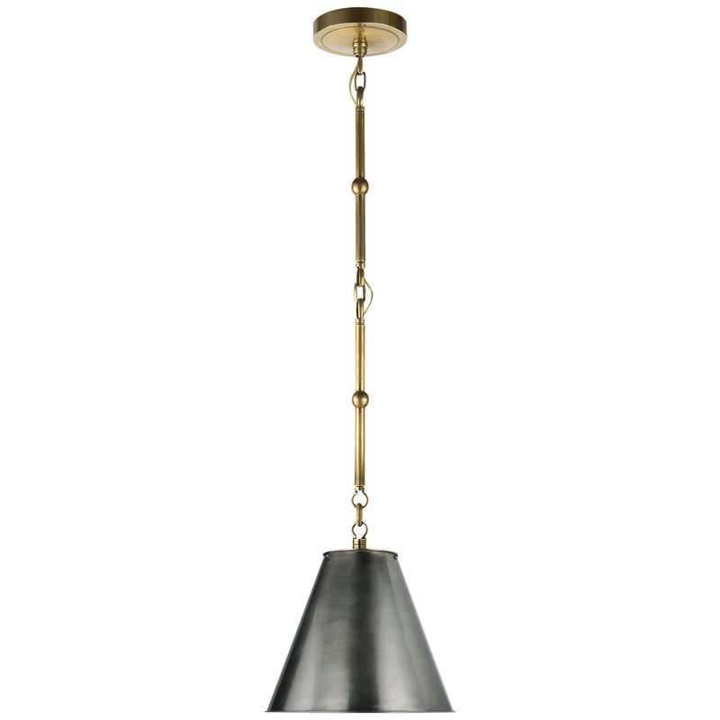Goodman Petite Mini Pendant in Hand-Rubbed Antique Brass