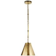 Goodman Petite Mini Pendant in Hand-Rubbed Antique Brass