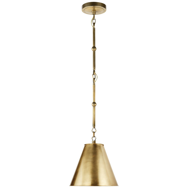 Goodman Petite Mini Pendant in Hand-Rubbed Antique Brass