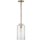 Katie Acorn Pendant in Hand-Rubbed Antique Brass