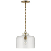Katie Acorn Pendant in Hand-Rubbed Antique Brass