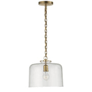 Katie Acorn Pendant in Hand-Rubbed Antique Brass