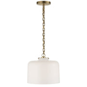 Katie Acorn Pendant in Hand-Rubbed Antique Brass