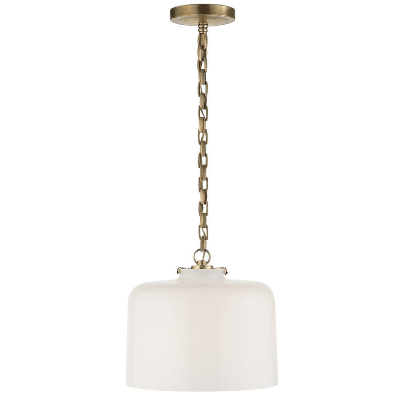 Katie Acorn Pendant in Hand-Rubbed Antique Brass