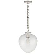 Katie Acorn Pendant in Polished Nickel
