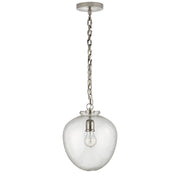 Katie Acorn Pendant in Polished Nickel