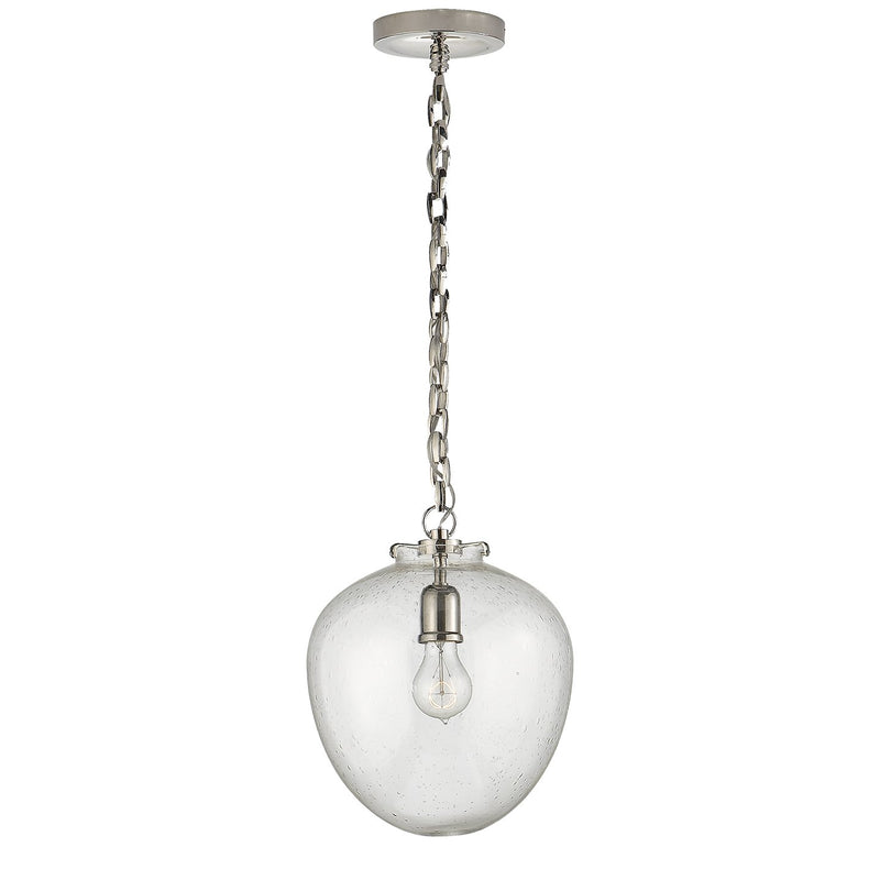 Katie Acorn Pendant in Polished Nickel