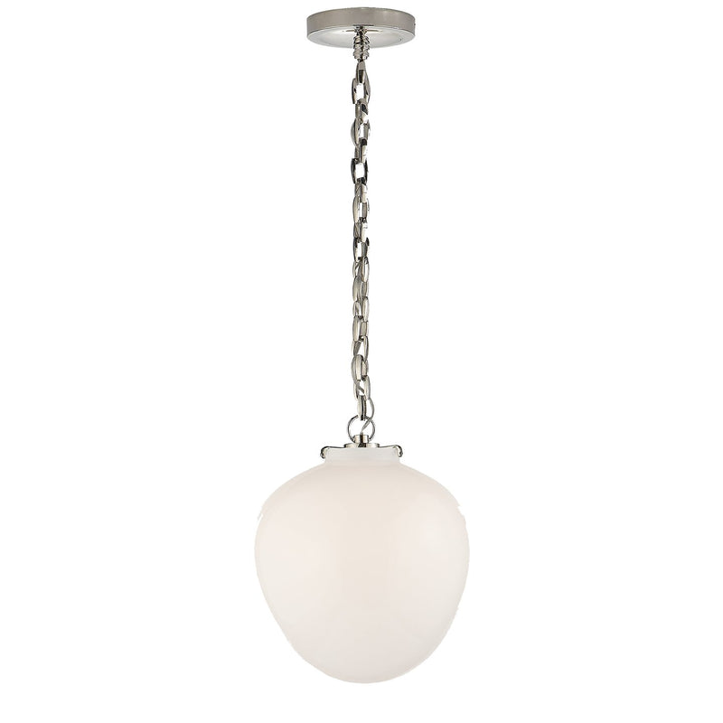 Katie Acorn Pendant in Polished Nickel