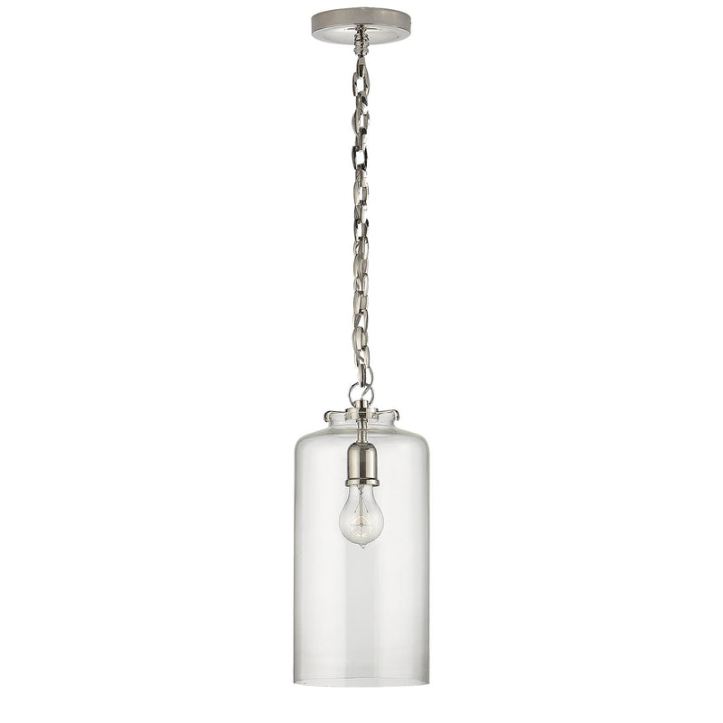 Katie Acorn Pendant in Polished Nickel