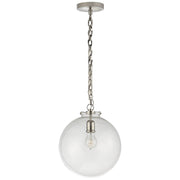 Katie Acorn Pendant in Polished Nickel