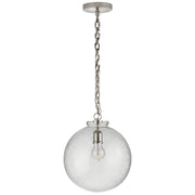 Katie Acorn Pendant in Polished Nickel