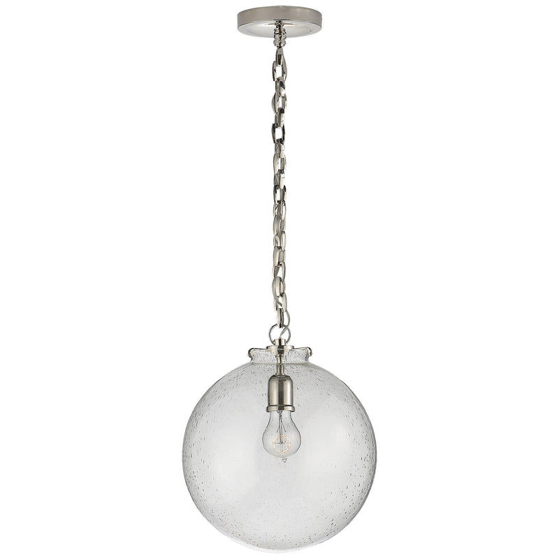Katie Acorn Pendant in Polished Nickel