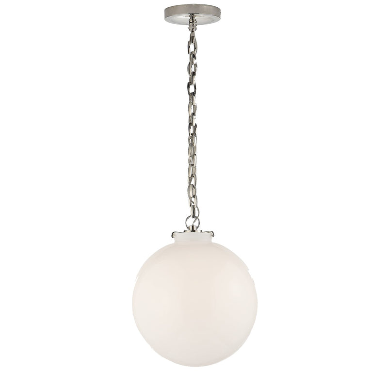 Katie Acorn Pendant in Polished Nickel