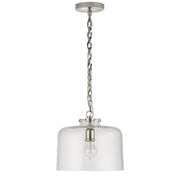 Katie Acorn Pendant in Polished Nickel