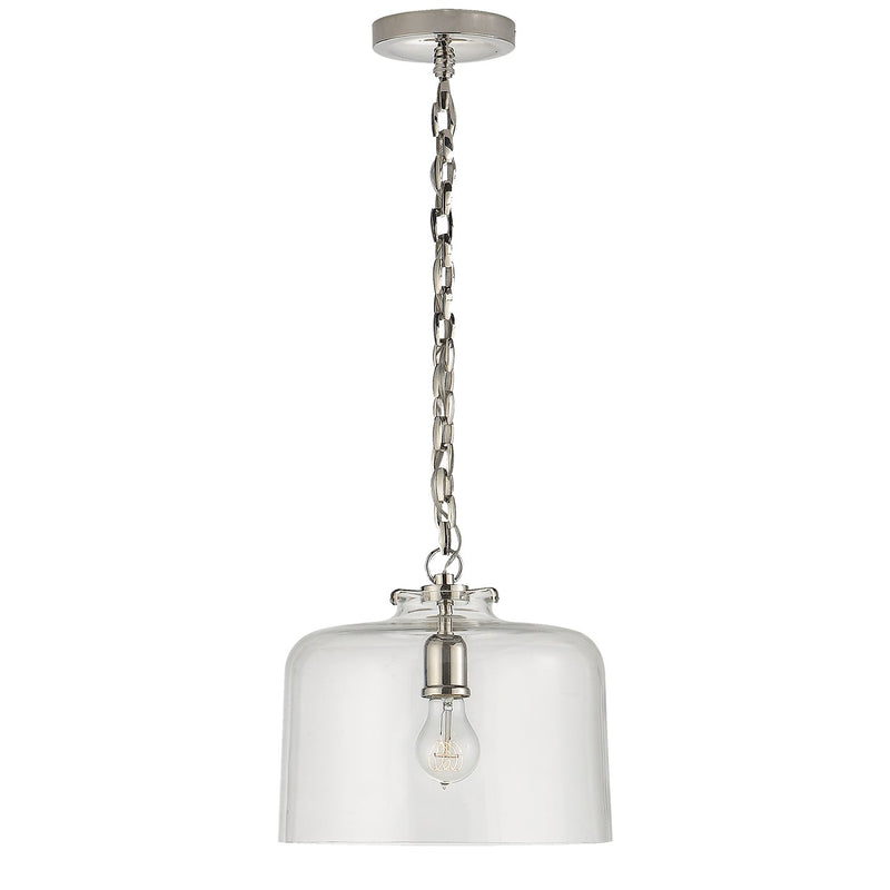 Katie Acorn Pendant in Polished Nickel