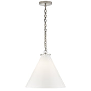 Katie Acorn Pendant in Polished Nickel
