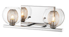 Auge 2 Light Vanity in Chrome