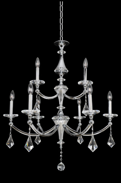 Floridia 9-Light Chandelier in Polished Chrome