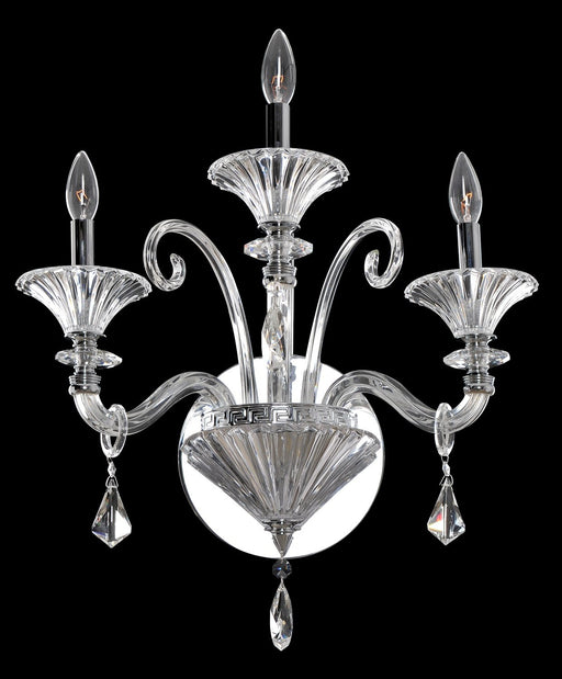 Chauvet 3-Light Wall Sconce in Polished Chrome
