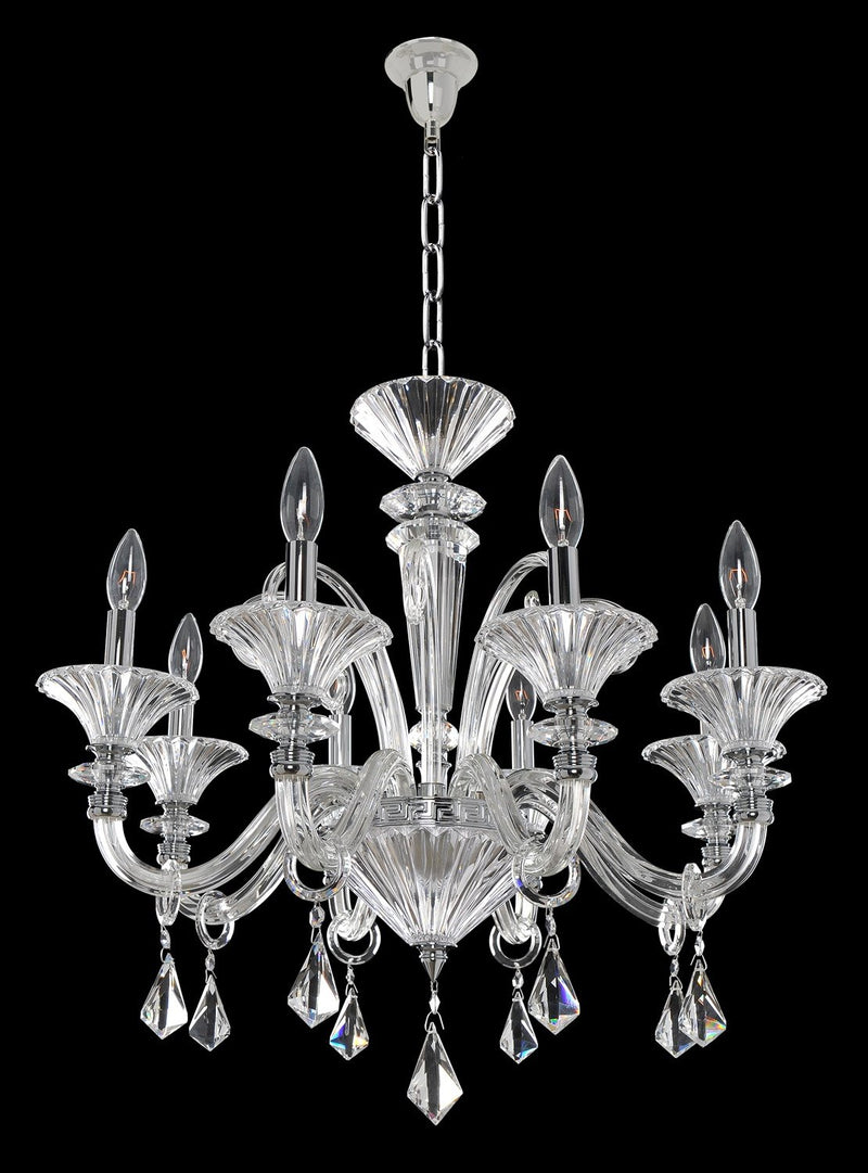 Chauvet 8-Light Chandelier in Polished Chrome