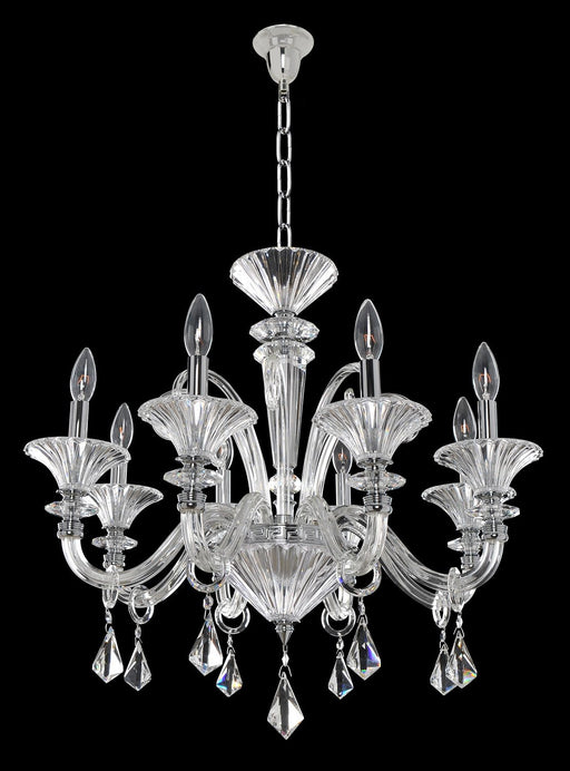 Chauvet 8-Light Chandelier in Polished Chrome