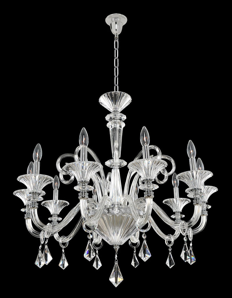Chauvet 10-Light Chandelier in Polished Chrome