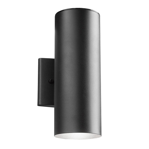 2-Light LED Dark Sky Outdoor Wall Sconce in Textured Black