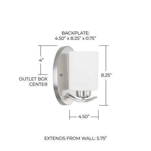 Dixon Wall Sconce in Brushed Nickel