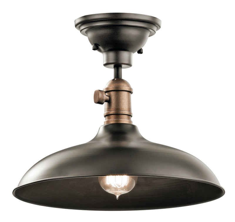 Cobson 12" Pendant in Olde Bronze