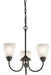 Jolie Mini Chandelier 3-Light in Olde Bronze