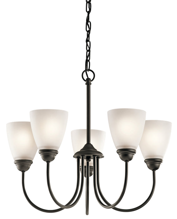 Jolie Chandelier 5-Light in Olde Bronze