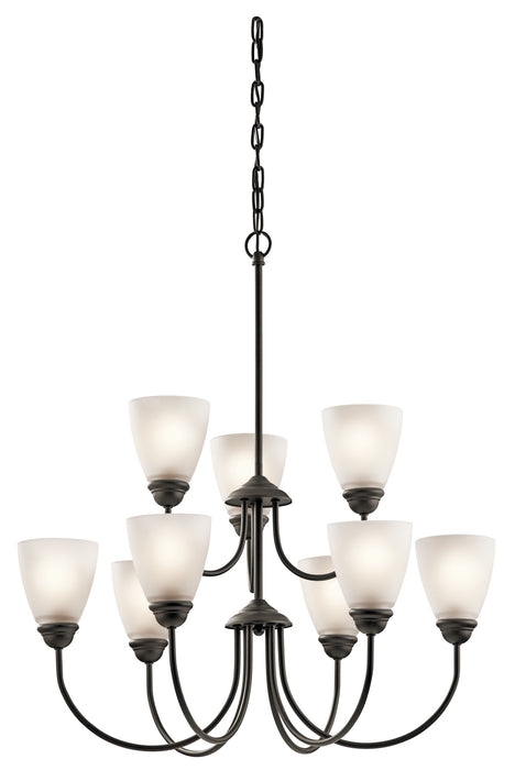 Jolie Chandelier 9-Light in Olde Bronze