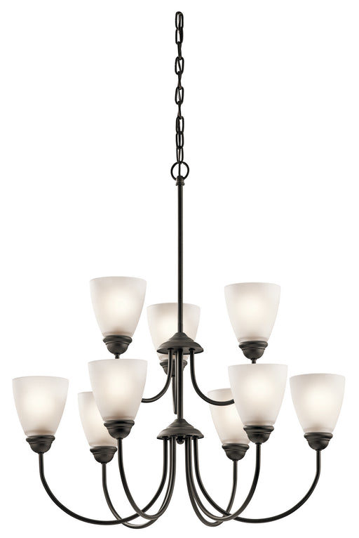 Jolie Chandelier 9-Light in Olde Bronze