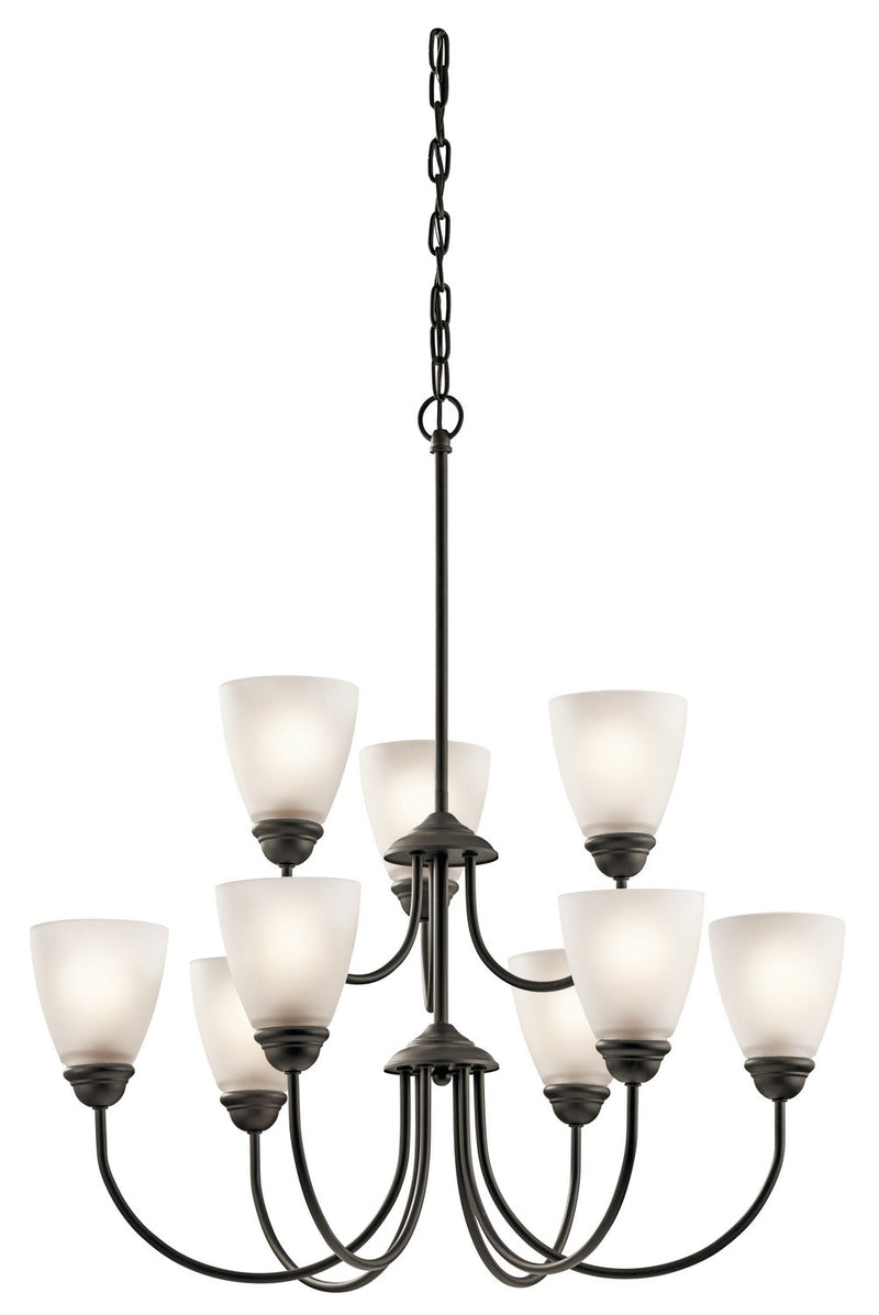 Jolie 9-Light Chandelier in Olde Bronze