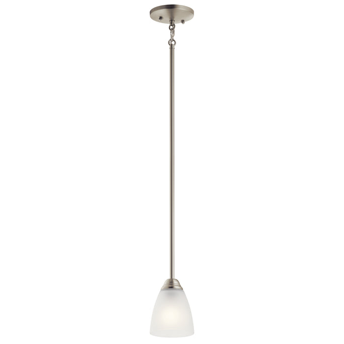 Jolie Mini Pendant 1-Light in Brushed Nickel