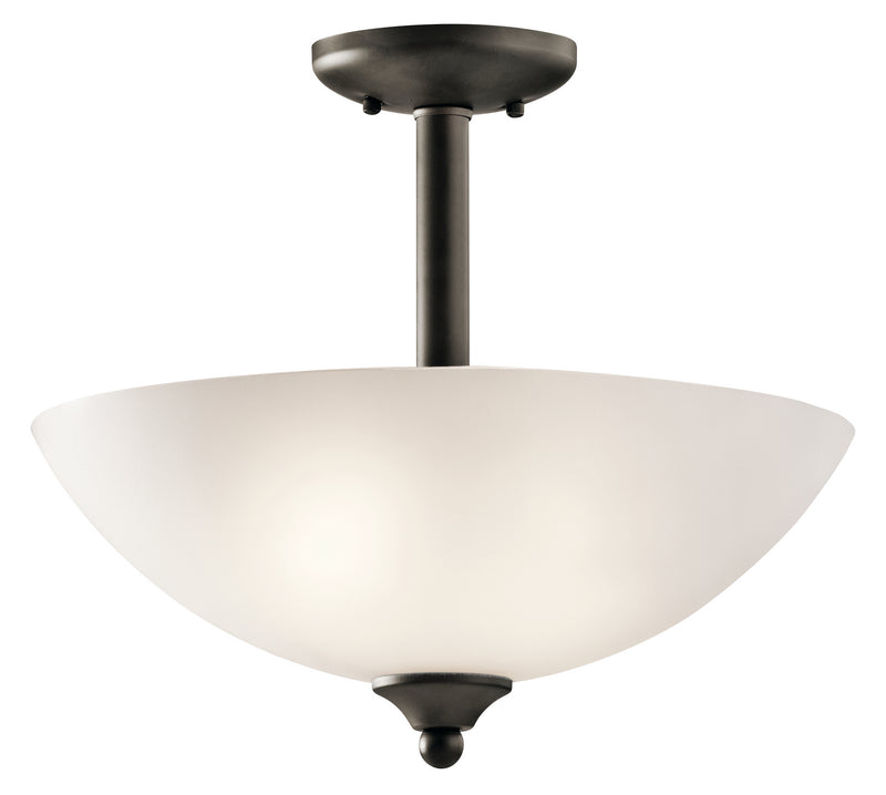 Jolie Pendant/Semi Flush 2-Light in Olde Bronze