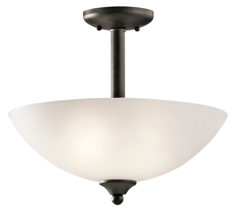 Jolie 2-Light Convertible Pendant in Olde Bronze