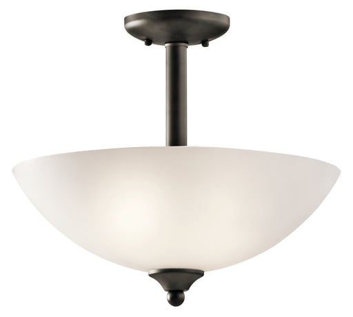 Jolie Pendant/Semi Flush 2-Light in Olde Bronze