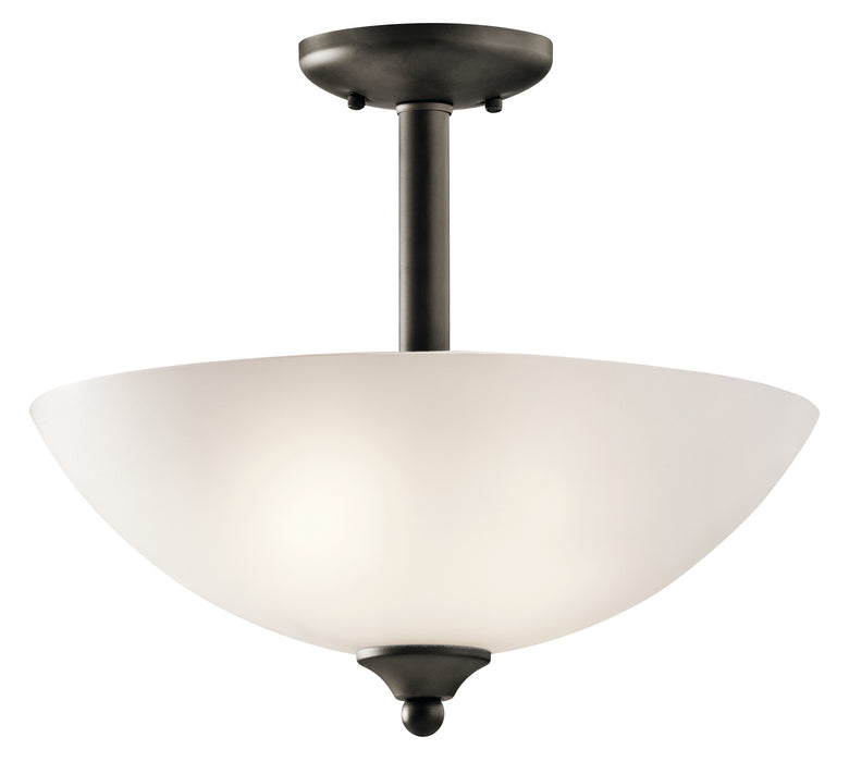Jolie Pendant/Semi Flush 2-Light in Olde Bronze