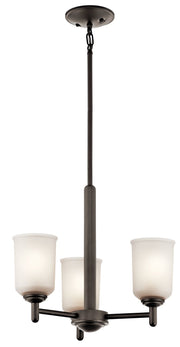 Shailene 3-Light Chandelier in Olde Bronze