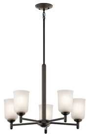 Shailene 5-Light Chandelier in Olde Bronze