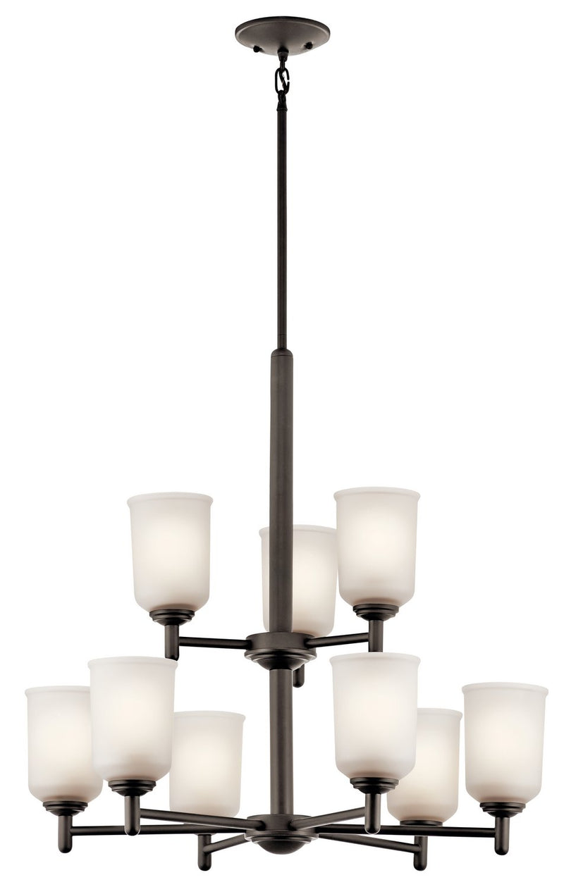 Shailene 9-Light Chandelier in Olde Bronze